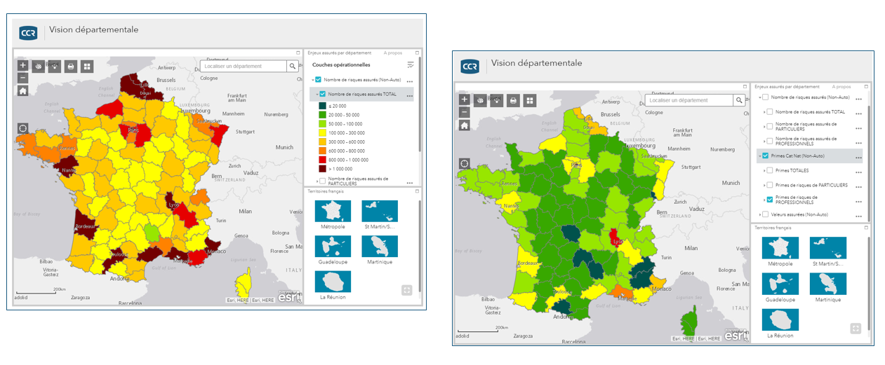 cartographie enjeux assurés cat nat