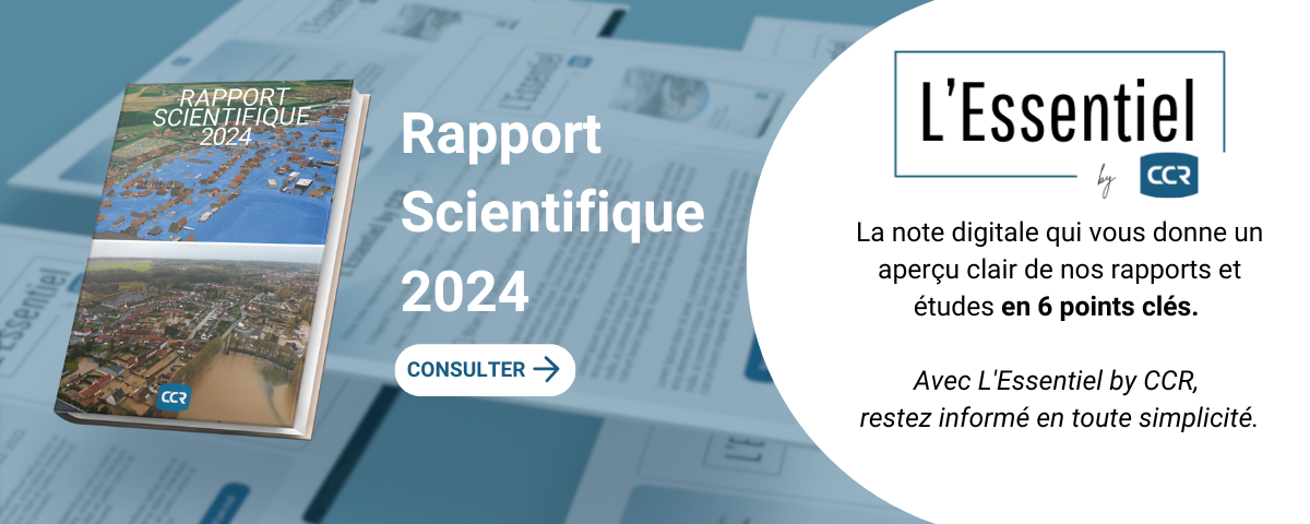 
		CCR publie un rapport scientifique pour améliorer la connaissance, l’anticipation et la prévention des risques extrêmes et protéger l’assurabilité.
	